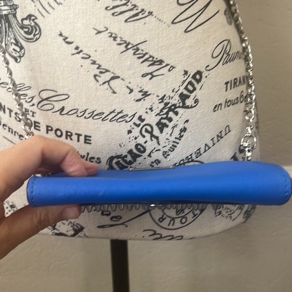 Preowned Rebecca Minkoff Mini MAC Crossbody Bag- Oxford Blue. - Picture 12 of 13